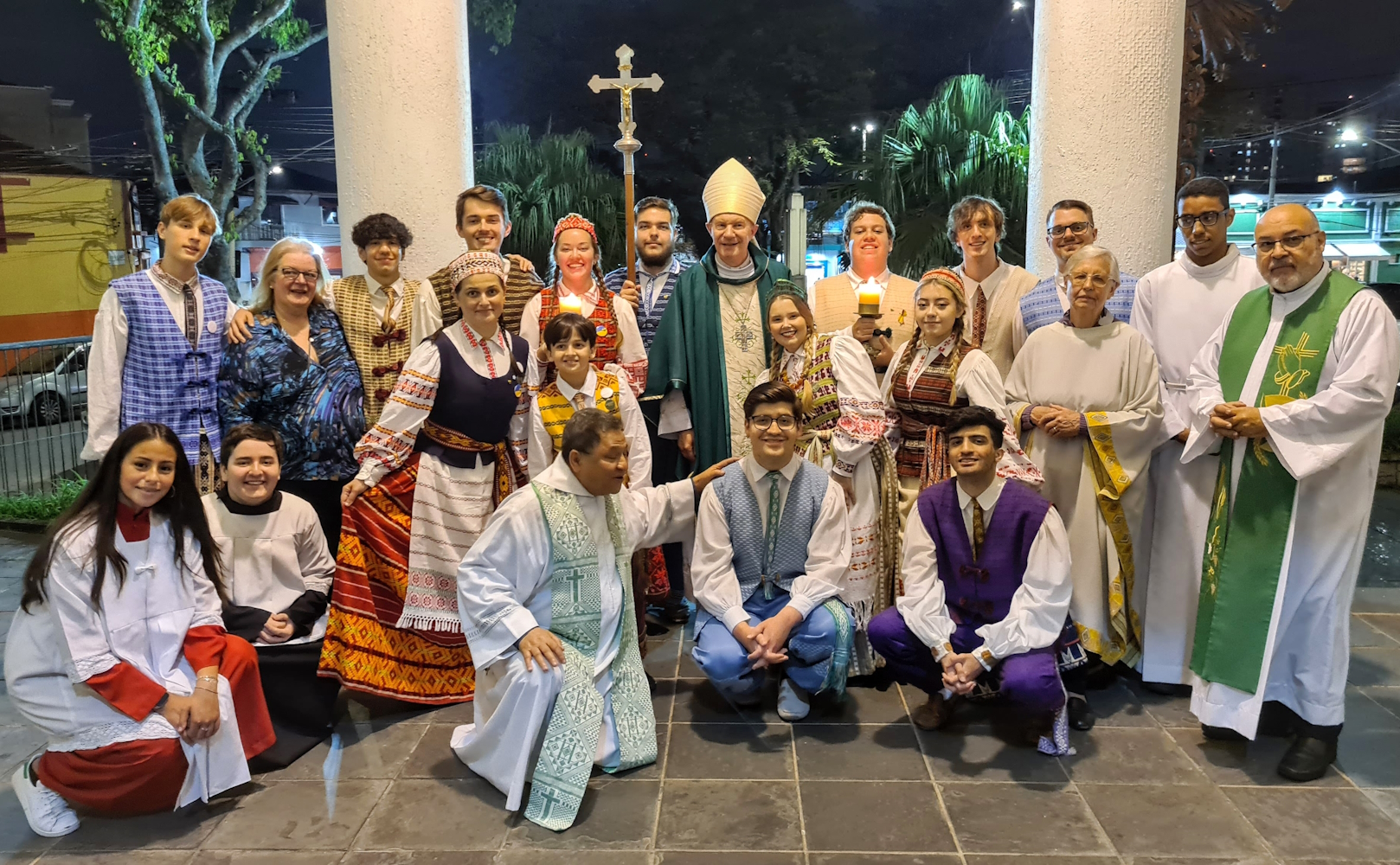Arkivyskupas aplankė Brazilijos lietuvius: „Meilė Lietuvai čia vis dar gyva“